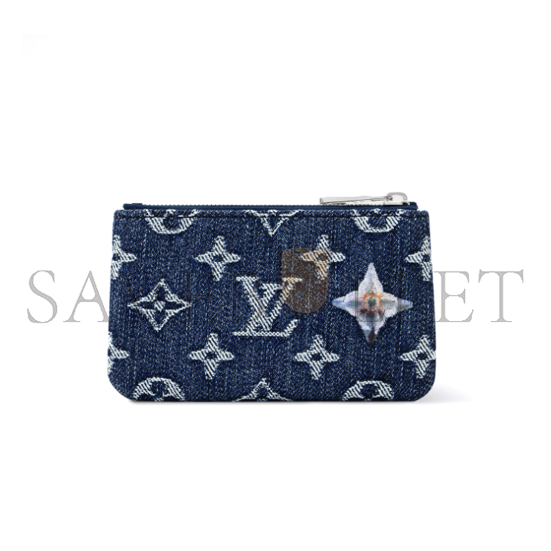 LOUIS VUITTON MASTER DENIM POCHETTE CLES XS M27561 (13*8*1.5cm)
